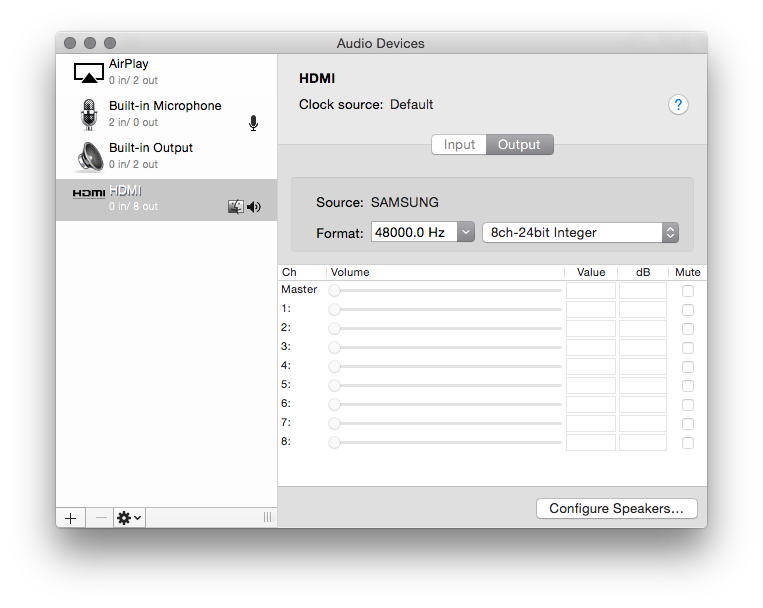 Audio MIDI Setup